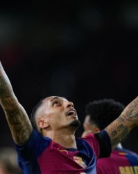 领跑欧冠射手榜 拉菲尼亚成金球奖最热门候选人？